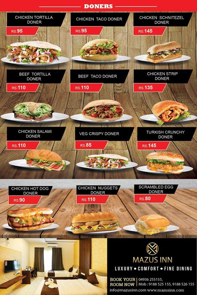 TURKISH CAFE menu