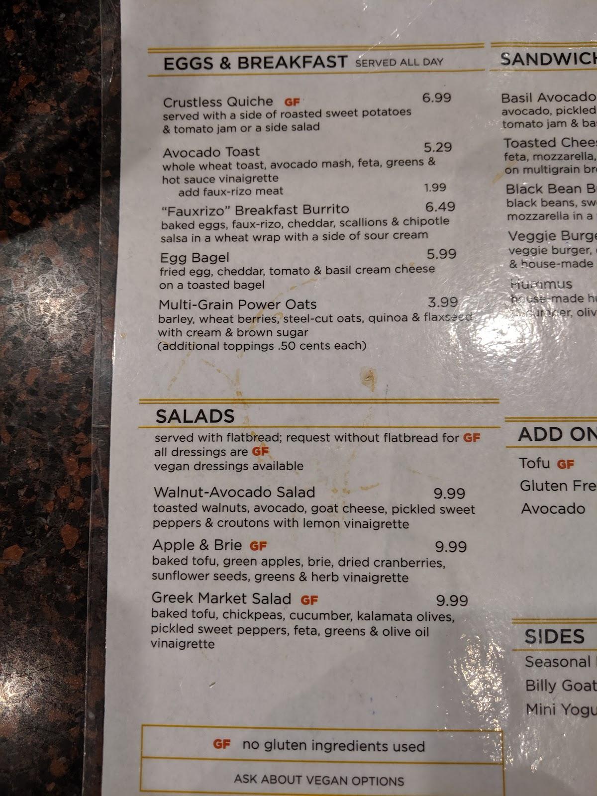 Menu At Kaldi s Coffee Farrell Cafe St Louis