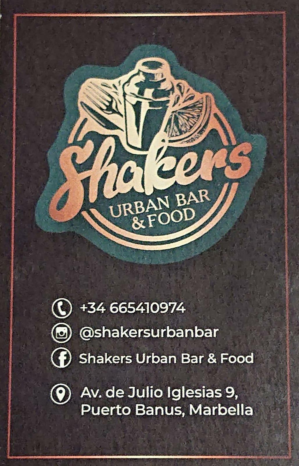 hipocresía Transformador liberal Shakers Urban Bar & Food, Marbella - Carta del restaurante y opiniones