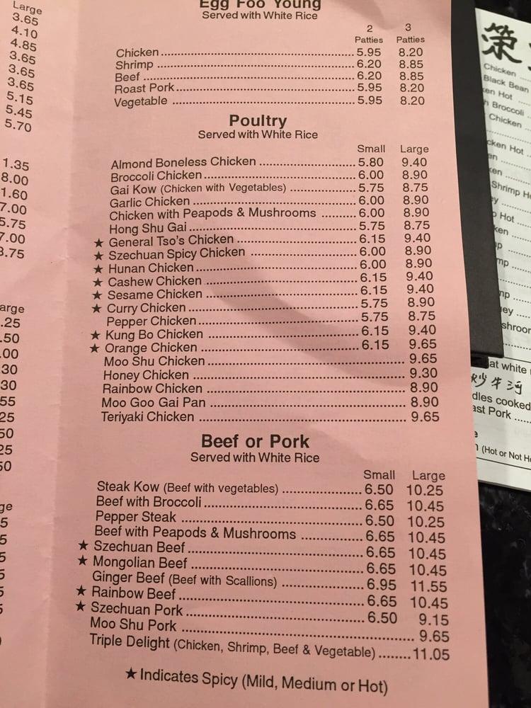 Menu at China Chef Express restaurant, Shelby charter Township