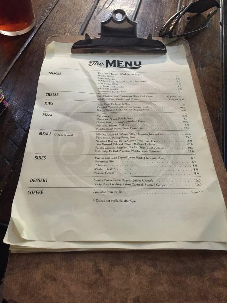 Menu at Hallowed Grounds Cafe (Newstead), Brisbane City, 27 Skyring Terrace