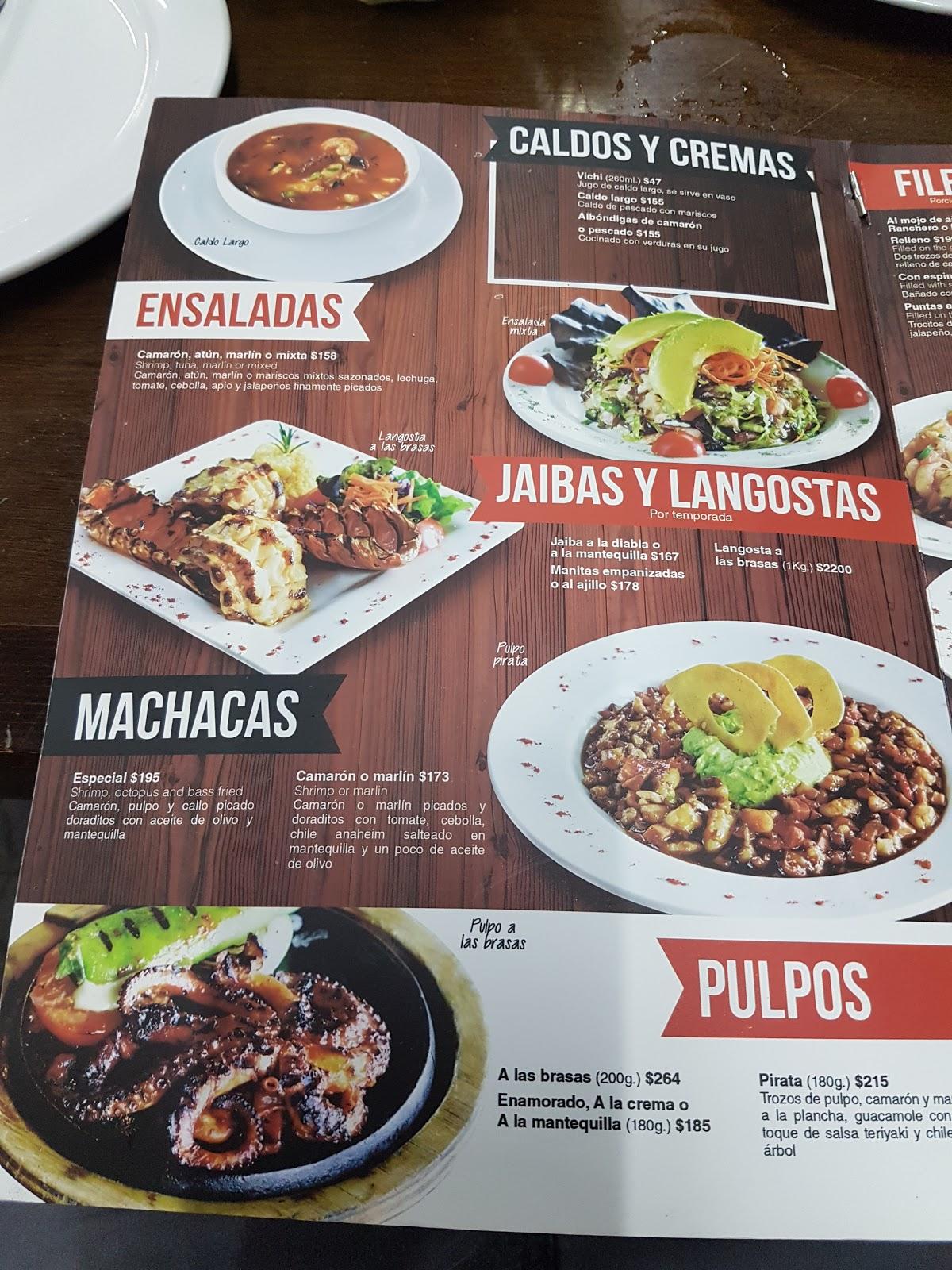 Menu at Los Arbolitos de Cajeme restaurant, Hermosillo, Blvd. Solidaridad  201