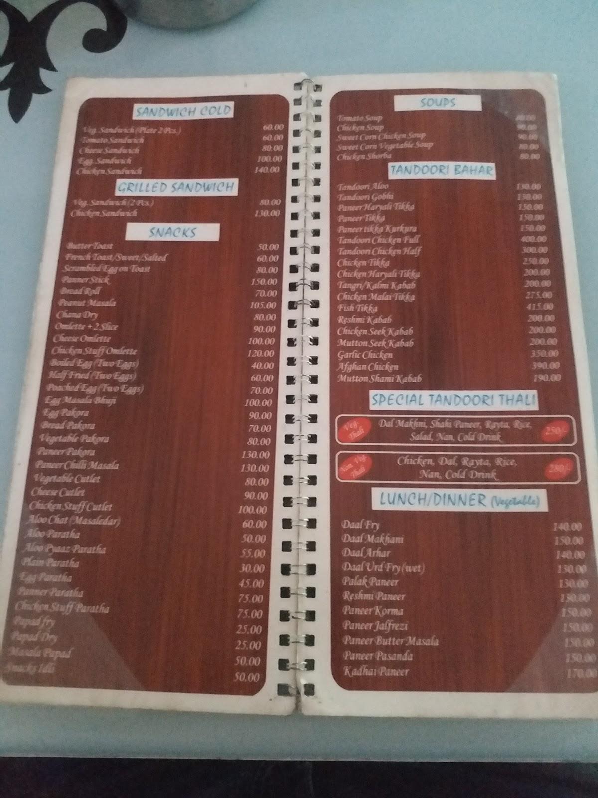 Menu at BreakPoint Restaurent, Bulandshahr