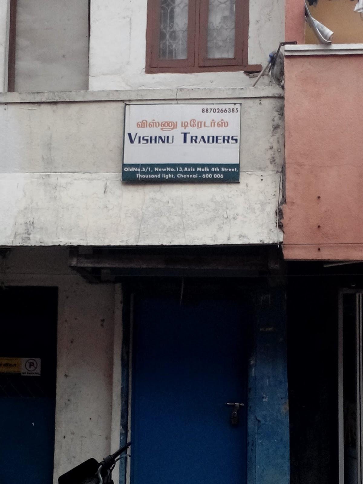 Vishnu Traders, Chennai