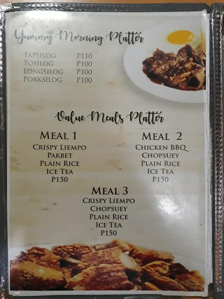 Menu at Milan's Native Food and Grill restaurant, Talisay, 059 Tumaway