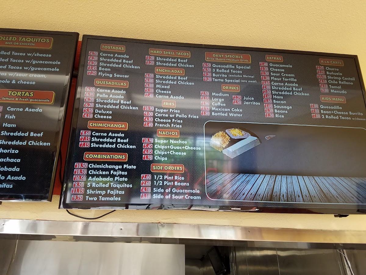 Menu At Albertos Mexican Food Restaurant Murrieta Murrieta Hot