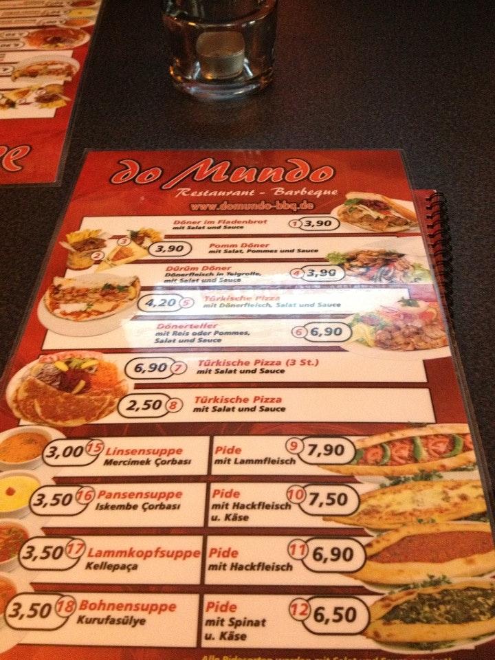 Speisekarte von do Mundo Restaurant Cafe Bar, Hamburg