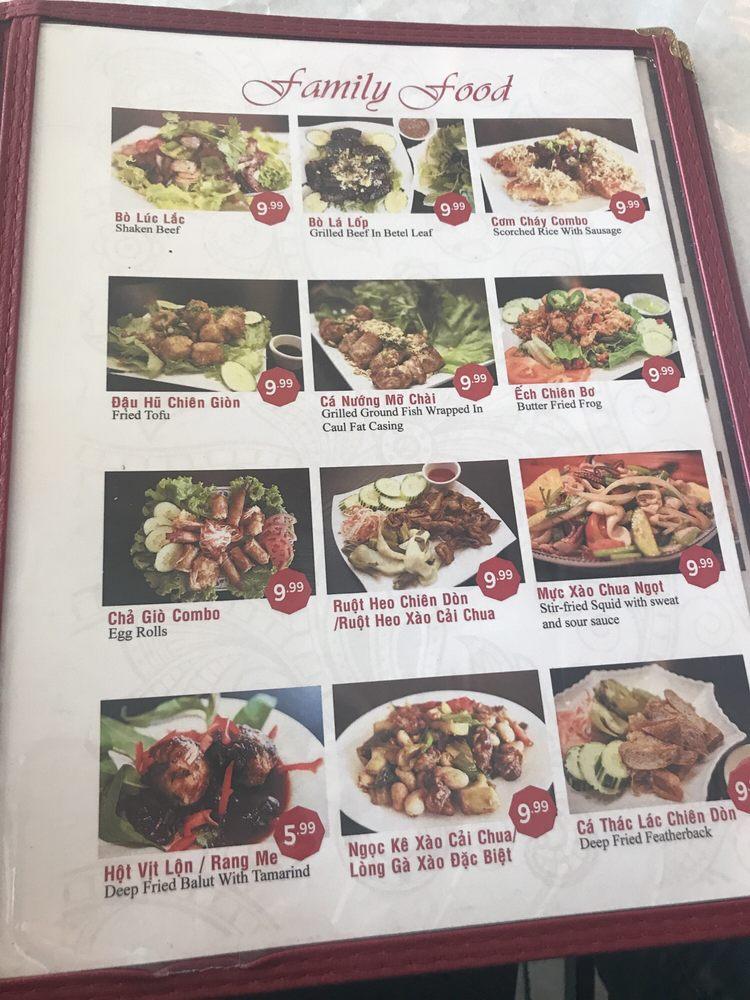 Menu at Tràm Chim Fresh Seafood restaurant, Westminster, Bolsa Ave Ste B