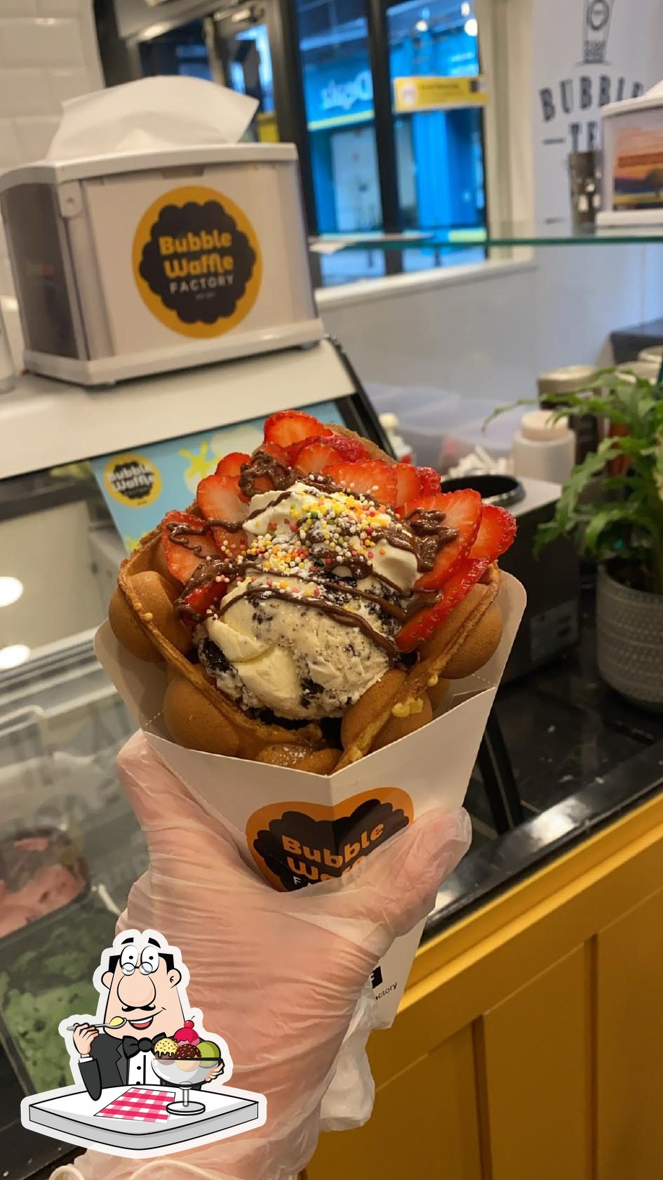 Bubble Waffle Factory, 5 Crown Alley in Dublin Restaurant reviews