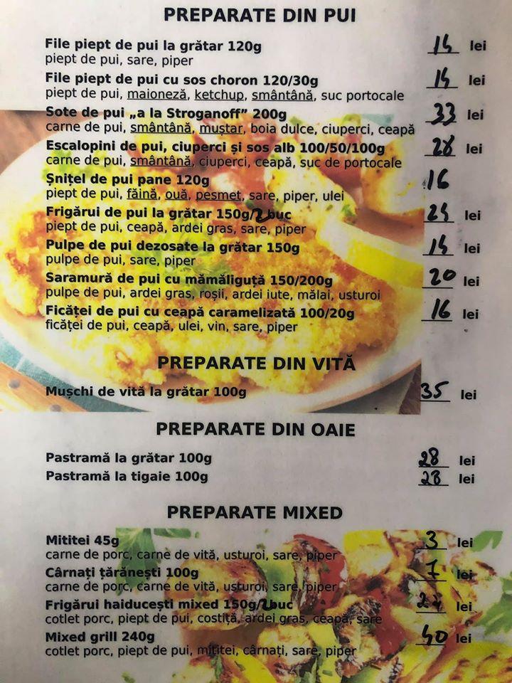 Menu de Varvari Pub