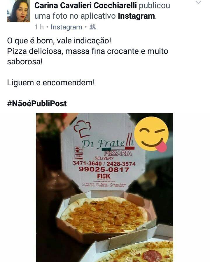 Pizzaria Di Fratelli cardápio