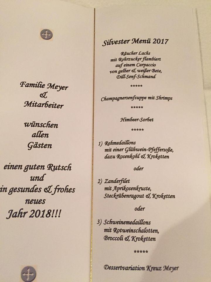 Menu at Land-Gut-Hotel & Restaurant Kreuz Meyer, Stuhr