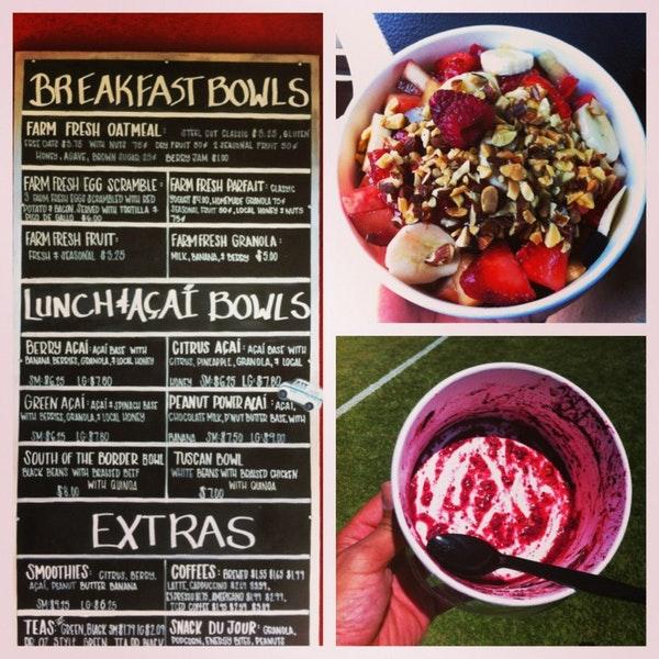 Menu at Farm Fresh Bowls restaurant, Visalia