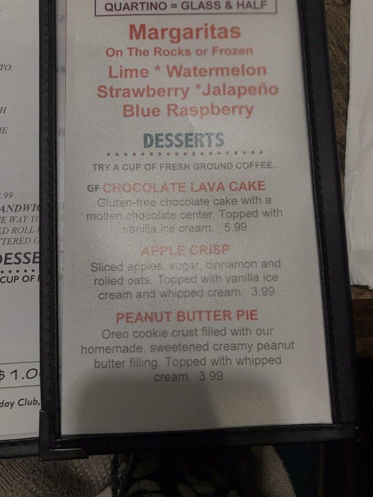 Menu at French Pub, Depew