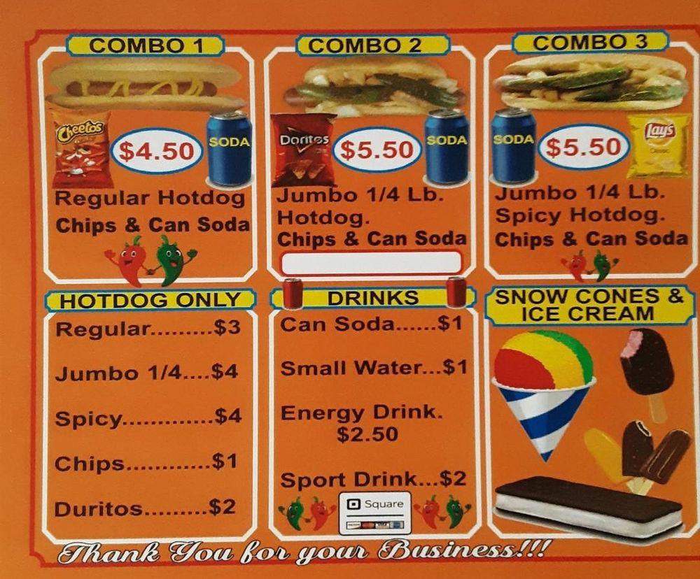 Menu at The Dog House, Redlands