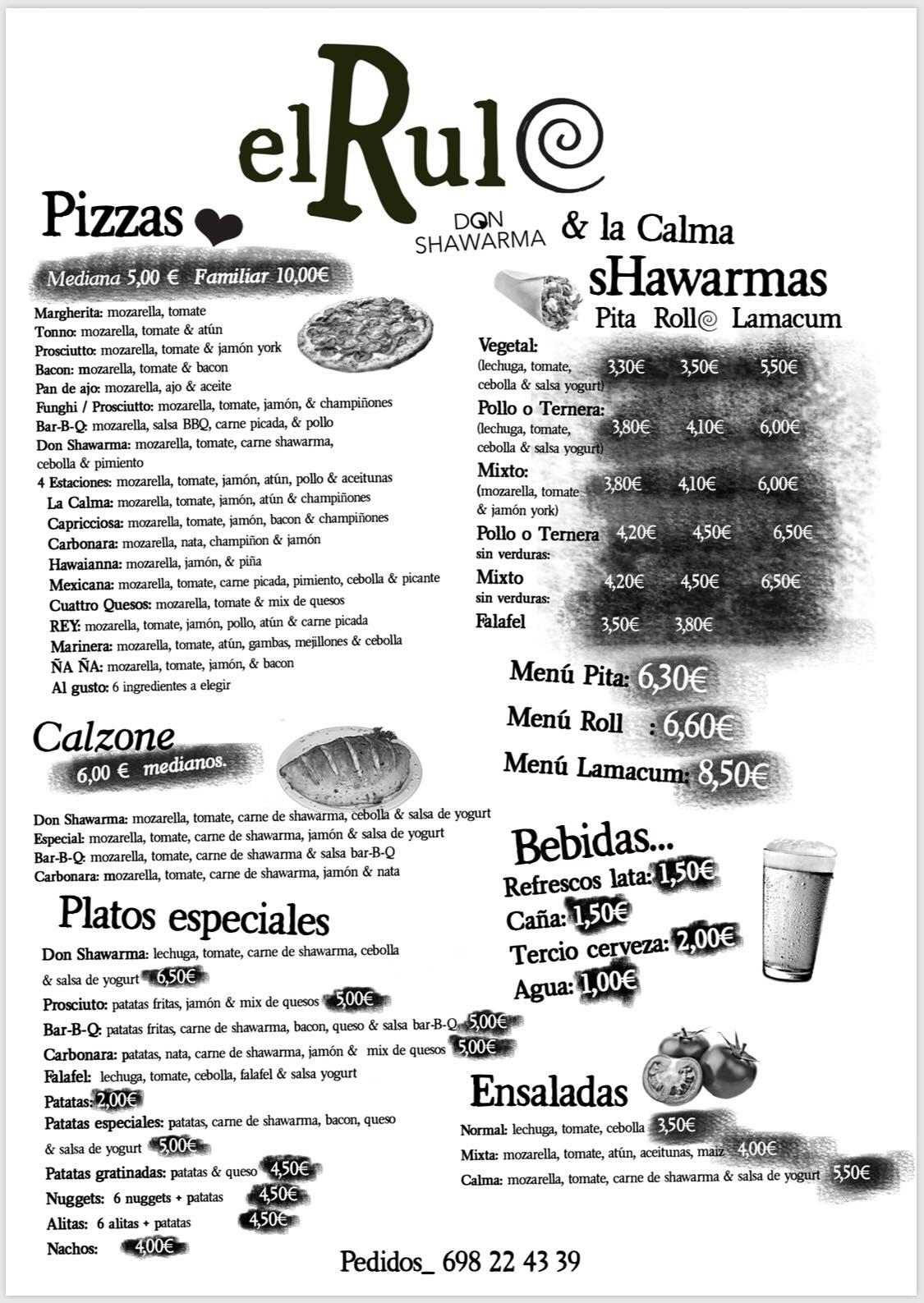 Menu at Restaurante El Rincón Del Abuelo, Rincón de la Victoria