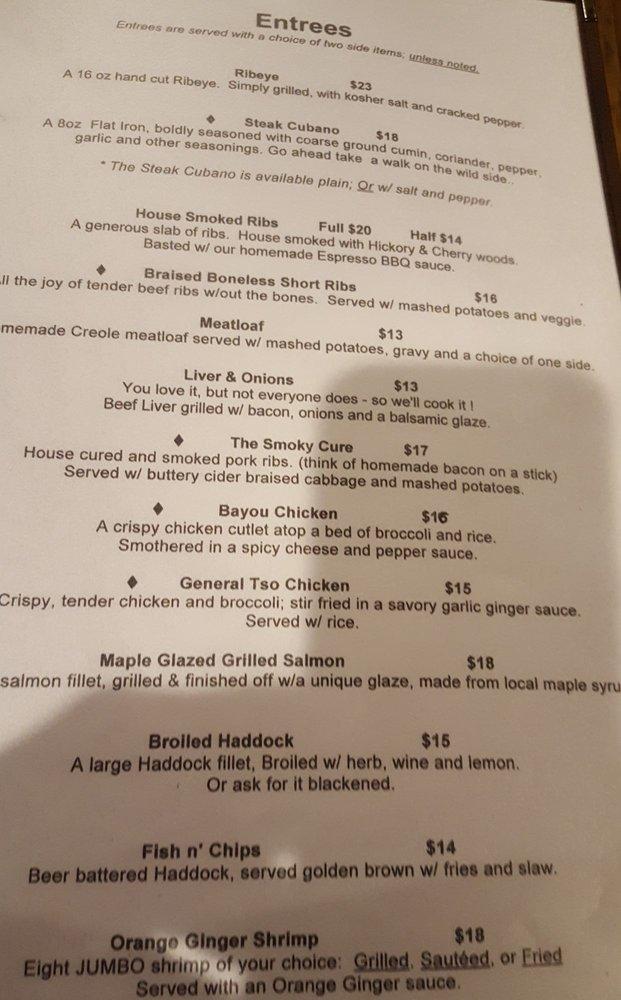 Menu at Indian Lake Restaurant, Indian Lake, NY30