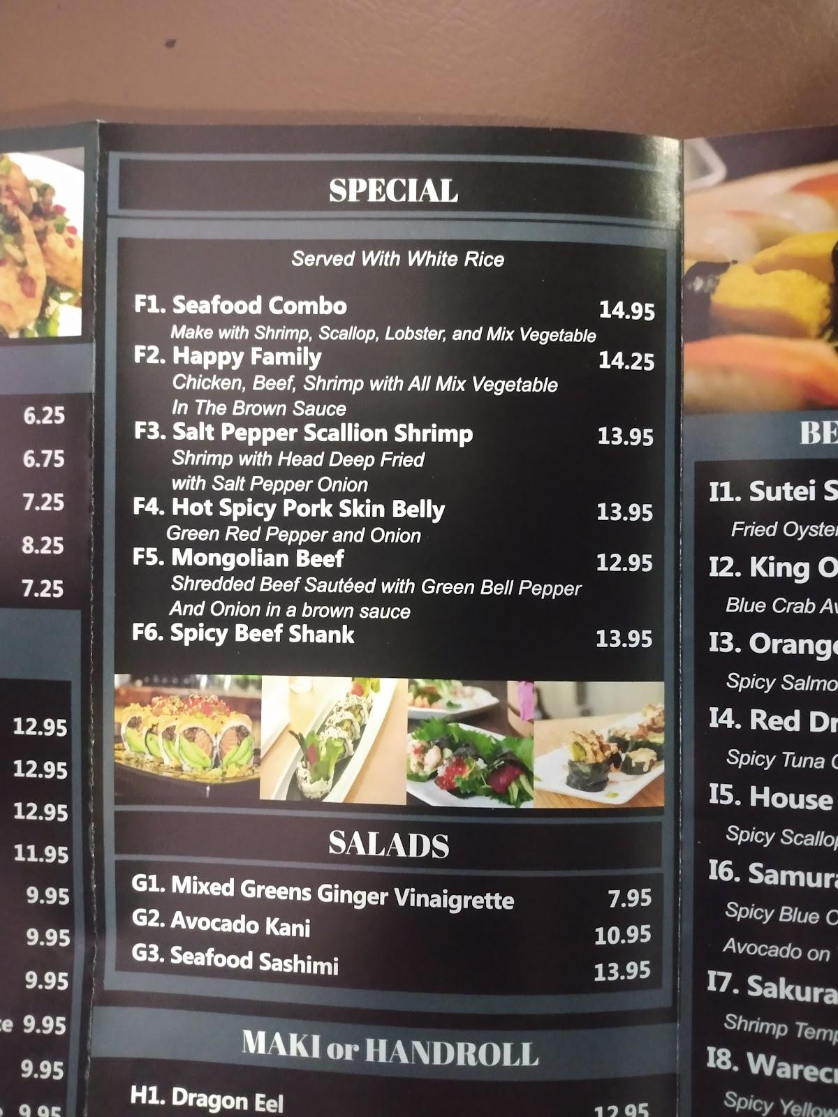 Menu At Seawall Cuisine Restaurant, Galveston