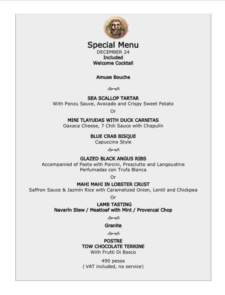 Menu at Mito Restaurante and Wine Store, Zihuatanejo