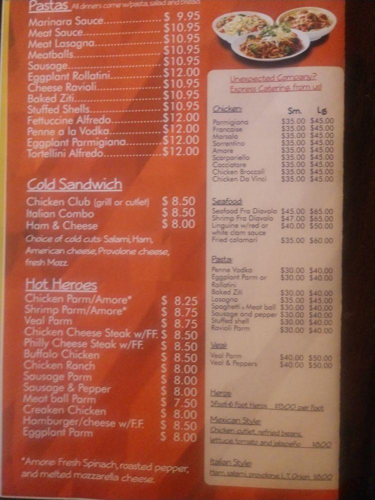 Menu at Tua Cocina restaurant, Blauvelt