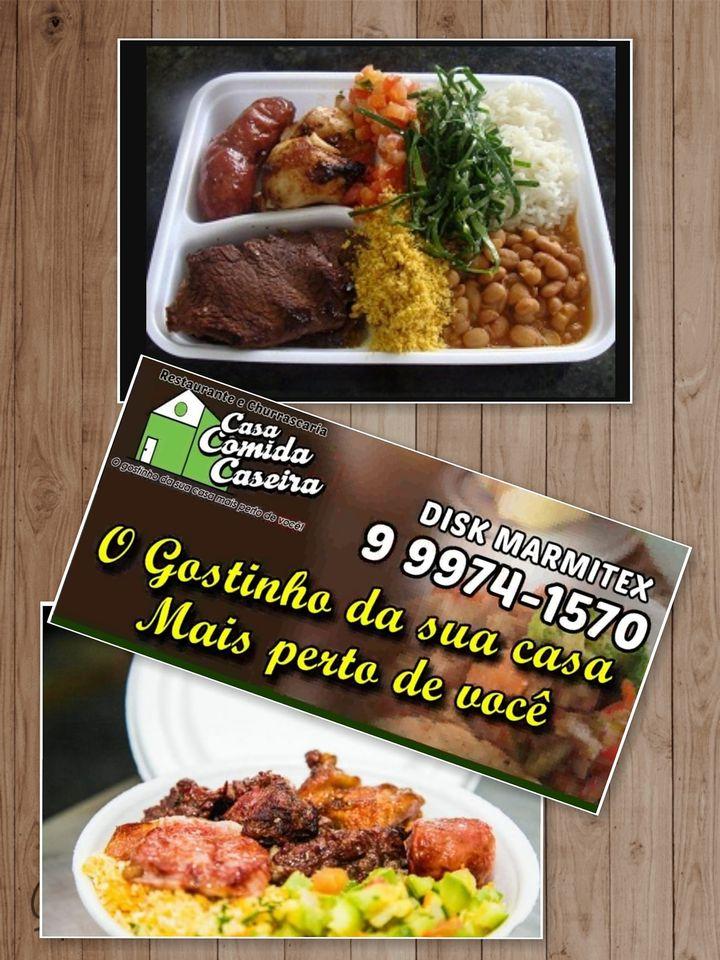 Carta De Restaurante Casa Comida Caseira Frutal Avenida JK 160