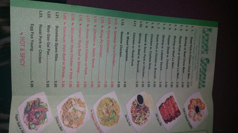 Menu at Bamboo Kitchen restaurant, Freehold