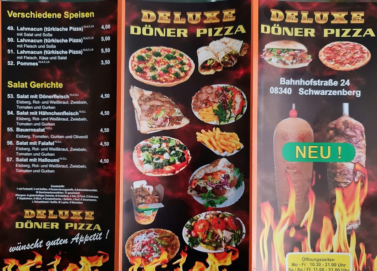 Меню Deluxe Döner Pizza, Шварценберг