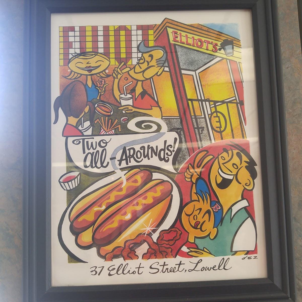 Elliots Hot Dogs in Lowell - Restaurant menu and reviews