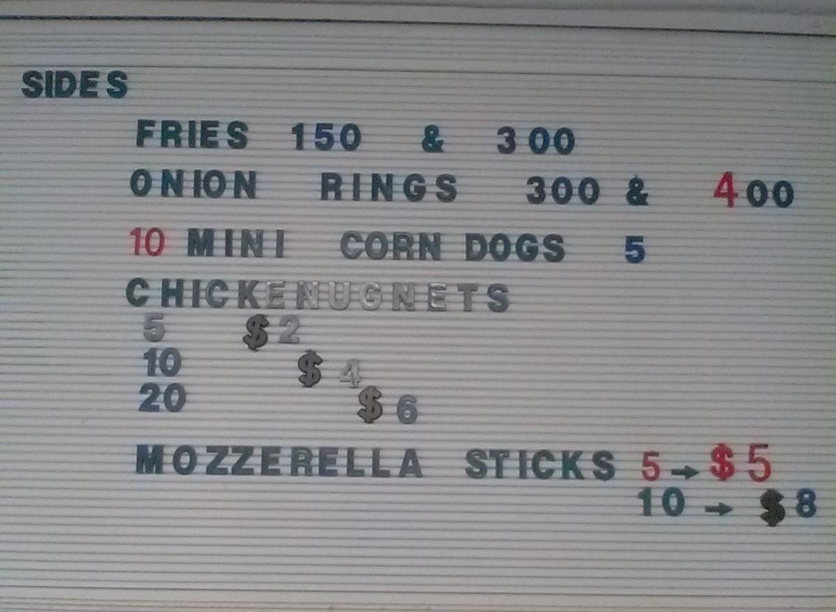 Menu at Pizza King pizzeria, Rocky Mount, 925 N Main St