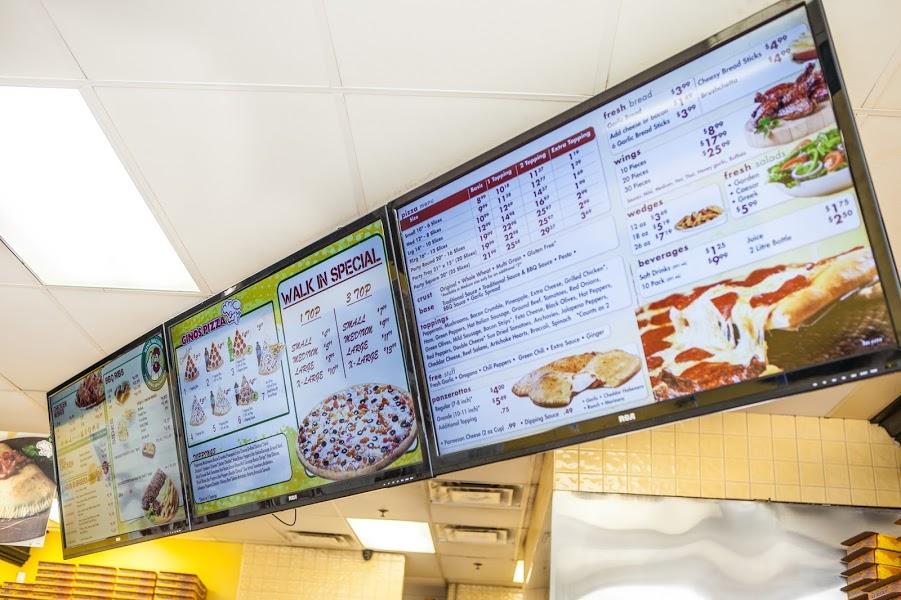 Menu at Gino's Pizza pizzeria, Cambridge, 180 Holiday Inn Dr
