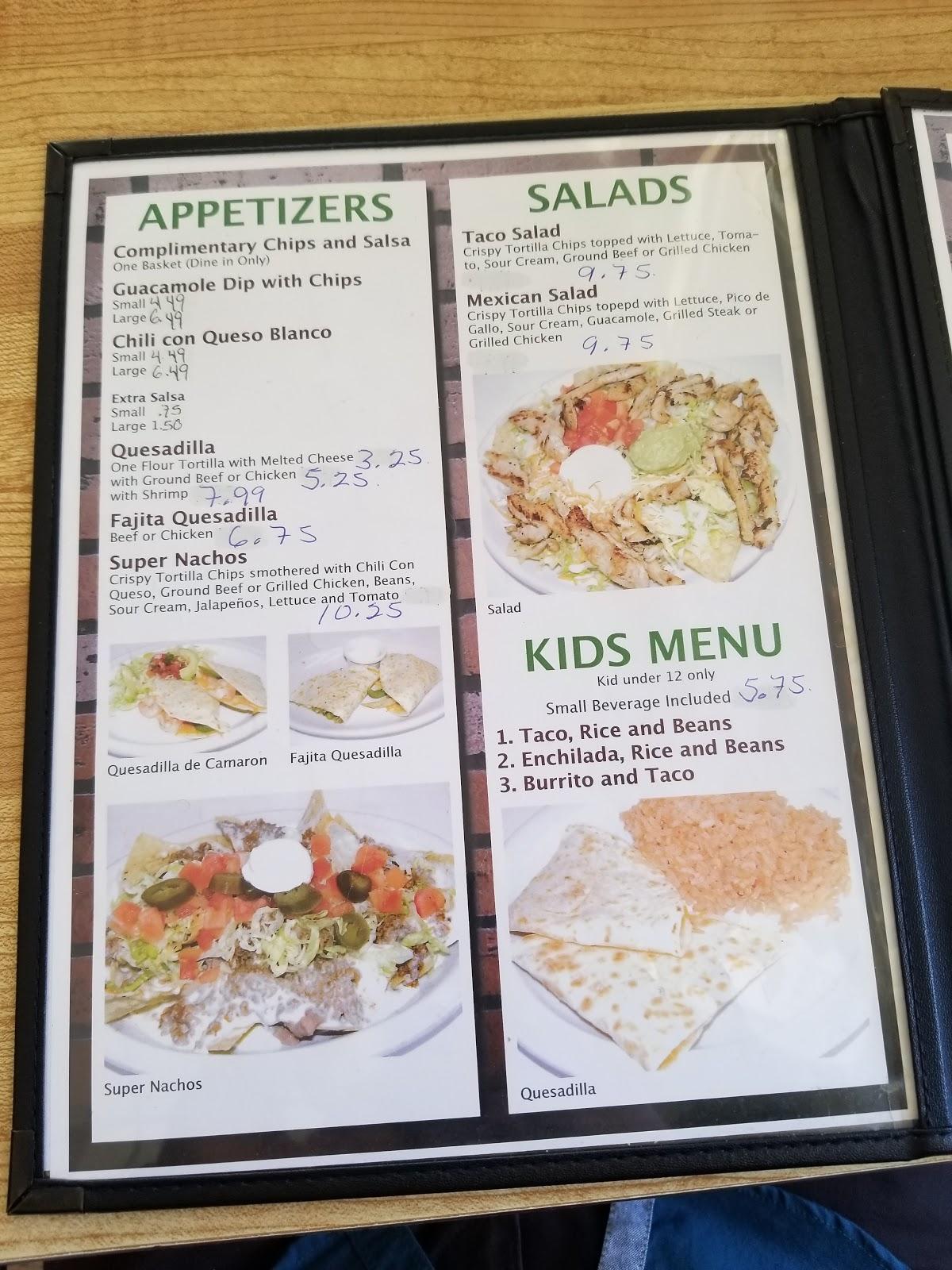 Menu at Arturos Mexican Restaurant, Topeka, 105 SE 10th Ave