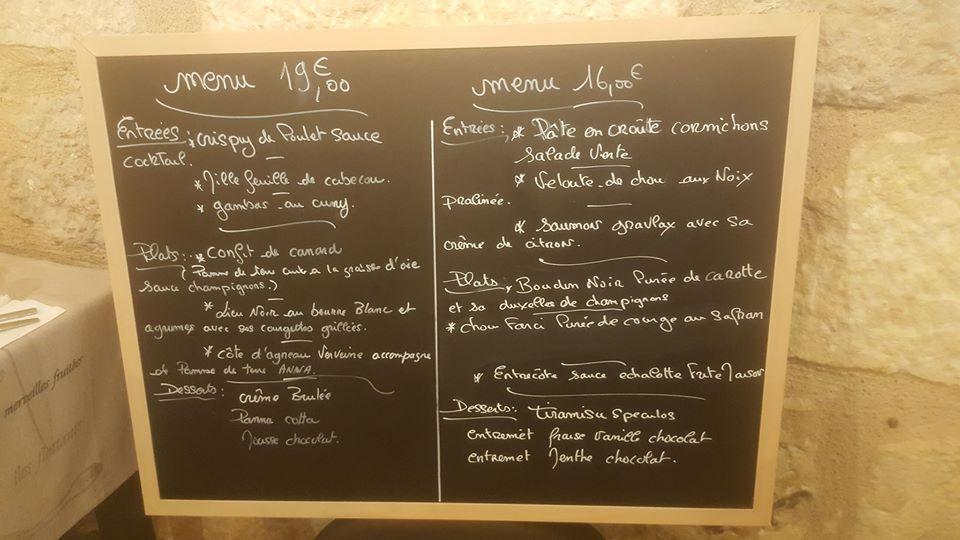 Menu au L'Esplanade Périgueux restaurant, Périgueux