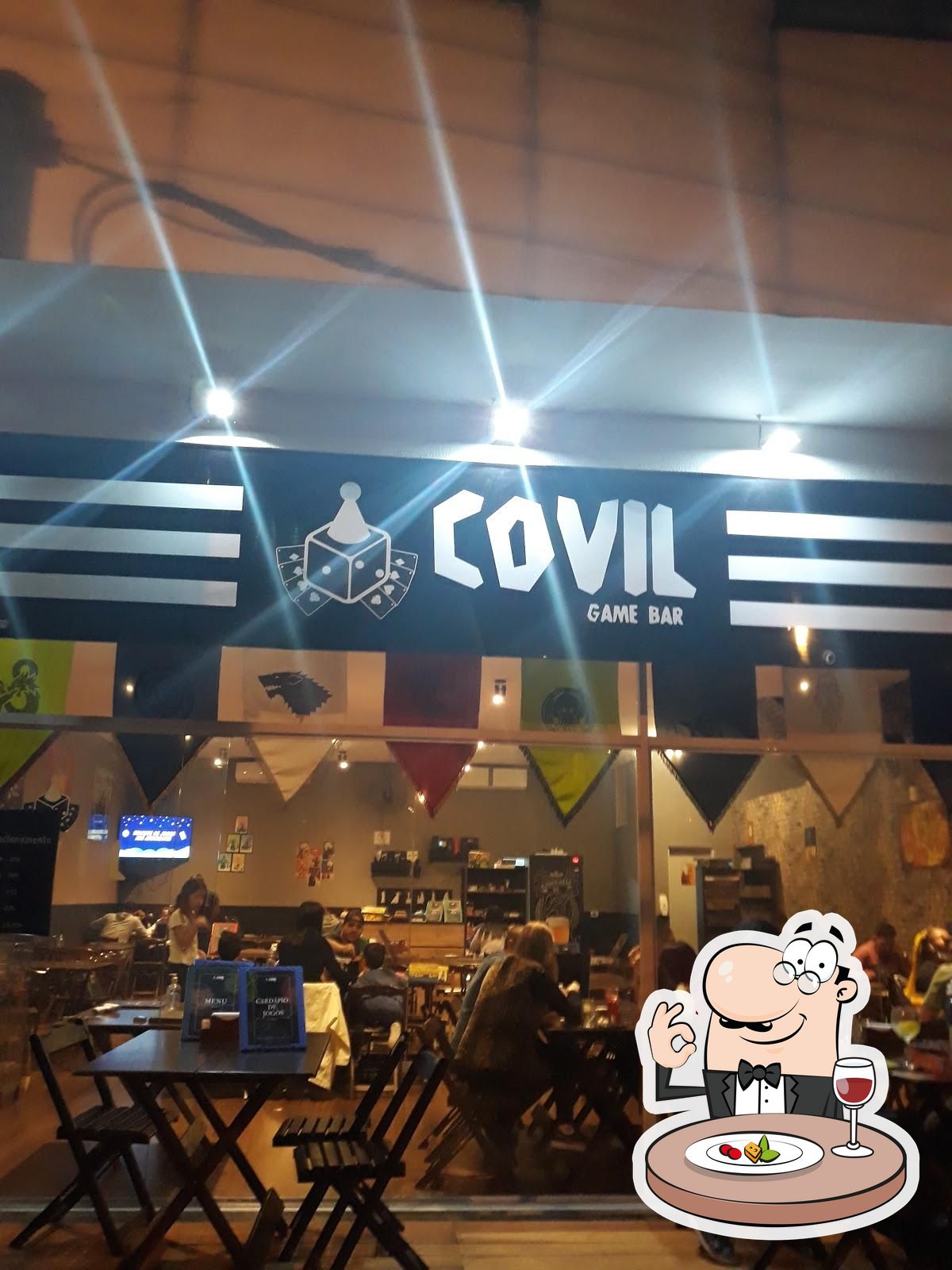 Covil Game Bar - Jogos de tabuleiro, comida boa e coisas geek? Só