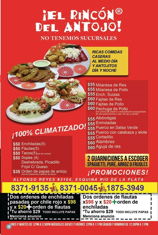 EL RINCON DEL ANTOJO restaurant, Monterrey, Av. Alfonso Reyes 3518 -  Restaurant reviews