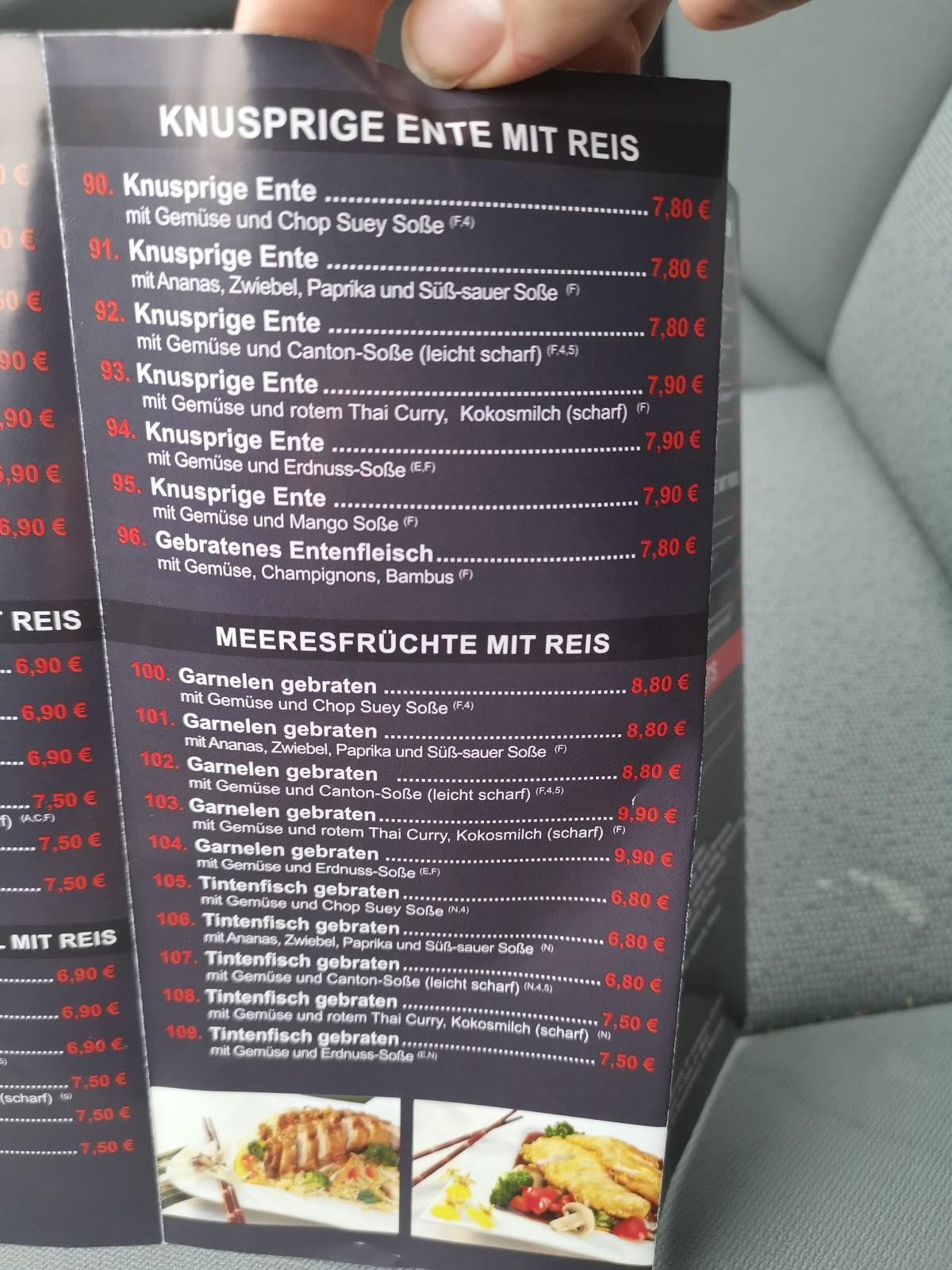 Speisekarte von Asia Cuisine & Sushi Bar, Pocking