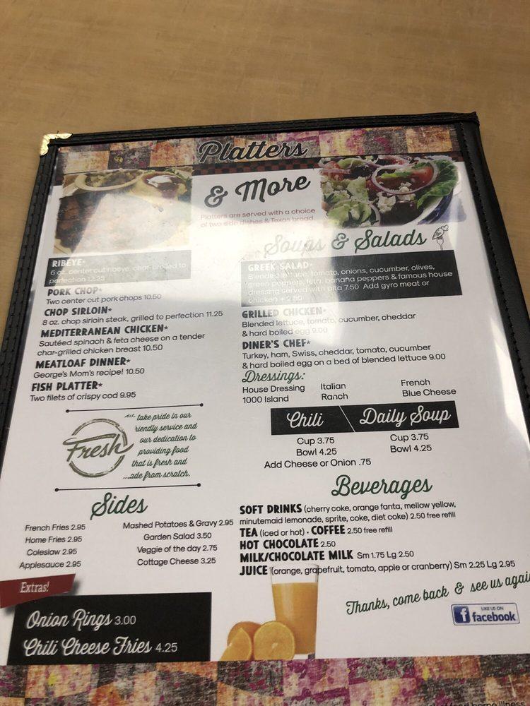 Menu at Linworth Diner restaurant, Worthington