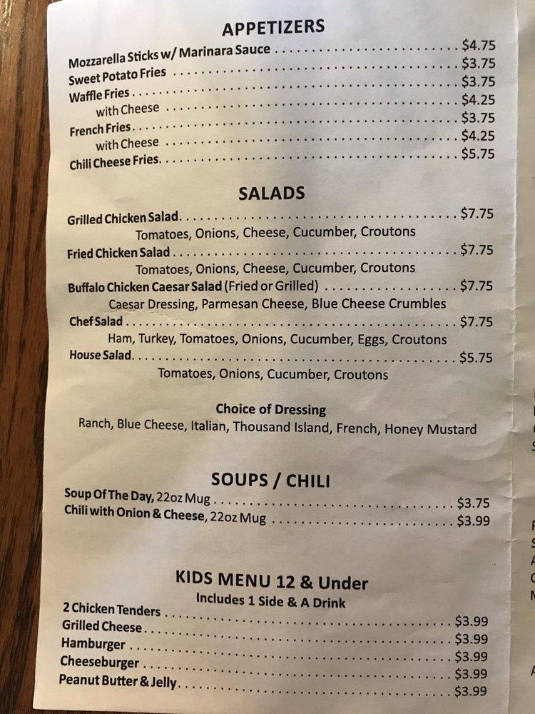 Menu at Silver Anchor Diner restaurant, New London
