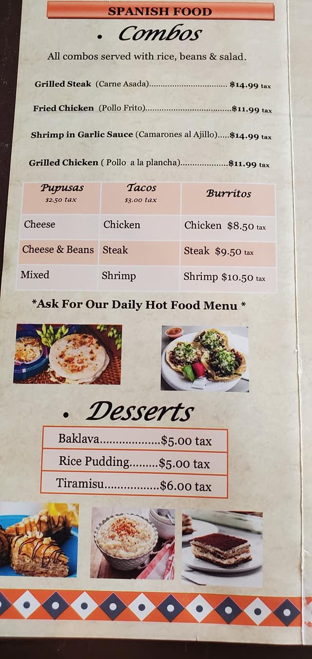Menu at Papa Juan Deli, Miller Place