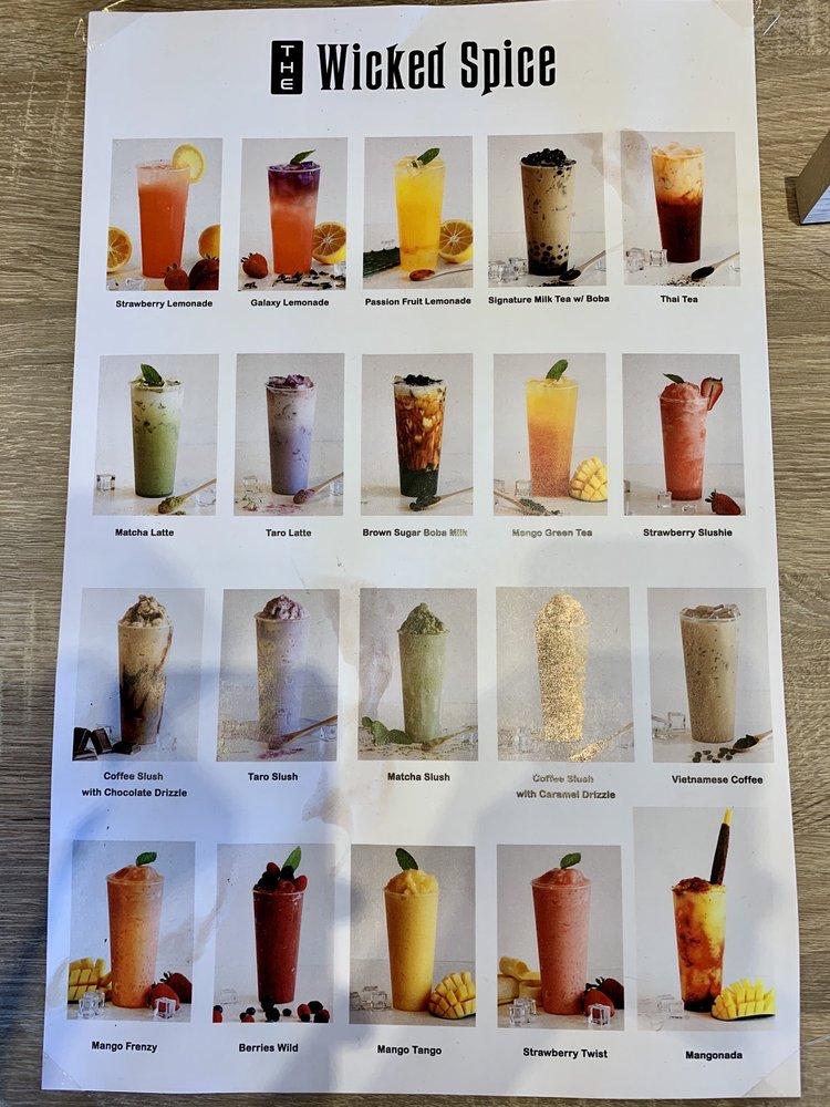Menu at The Wicked Spice steakhouse, Artesia