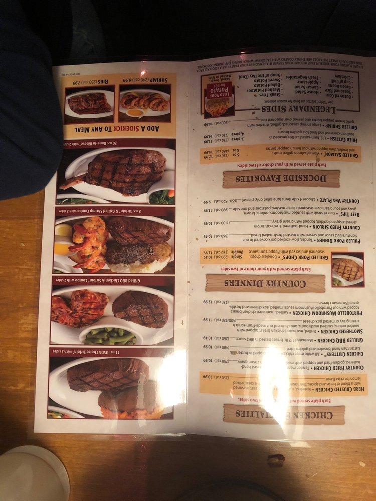 Menu At Texas Roadhouse Bbq, Pikeville, 130 Justice Way