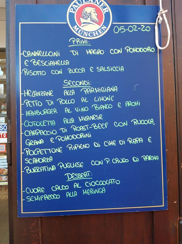 Menu At Manu Bar San Donato Milanese