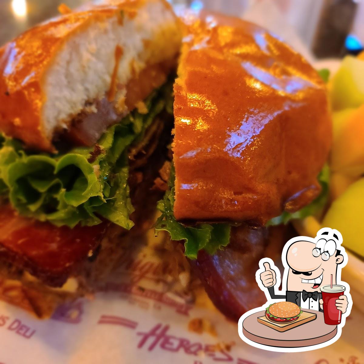 BBQ Bacon Burger - Burgers - Heroes Restaurant & Brewhouse-Eastvale