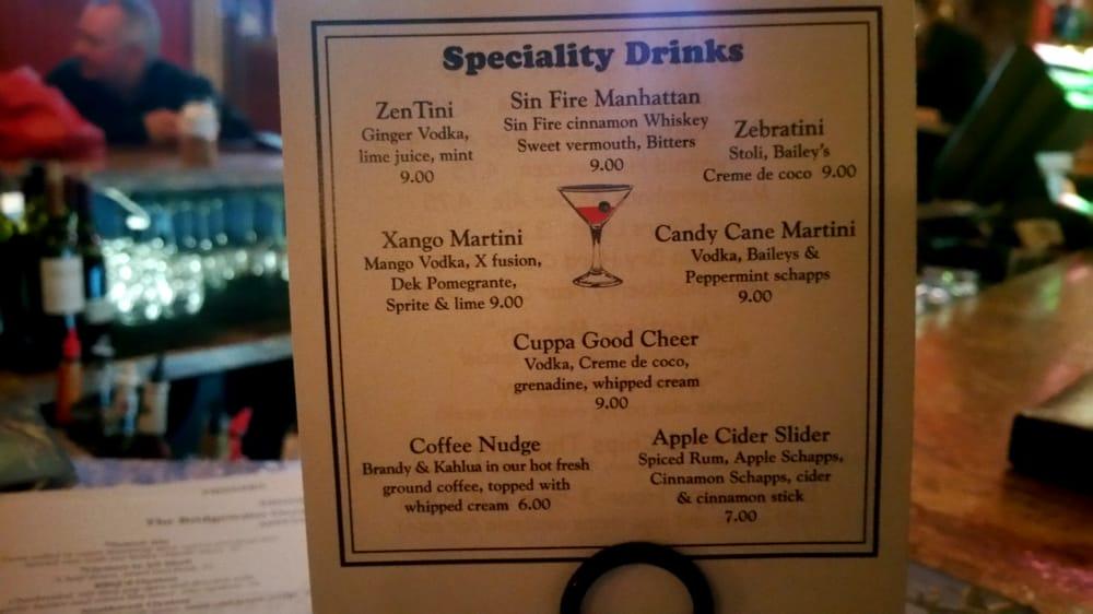 Menu at Bridgewater Fish House Restaurant, Florence