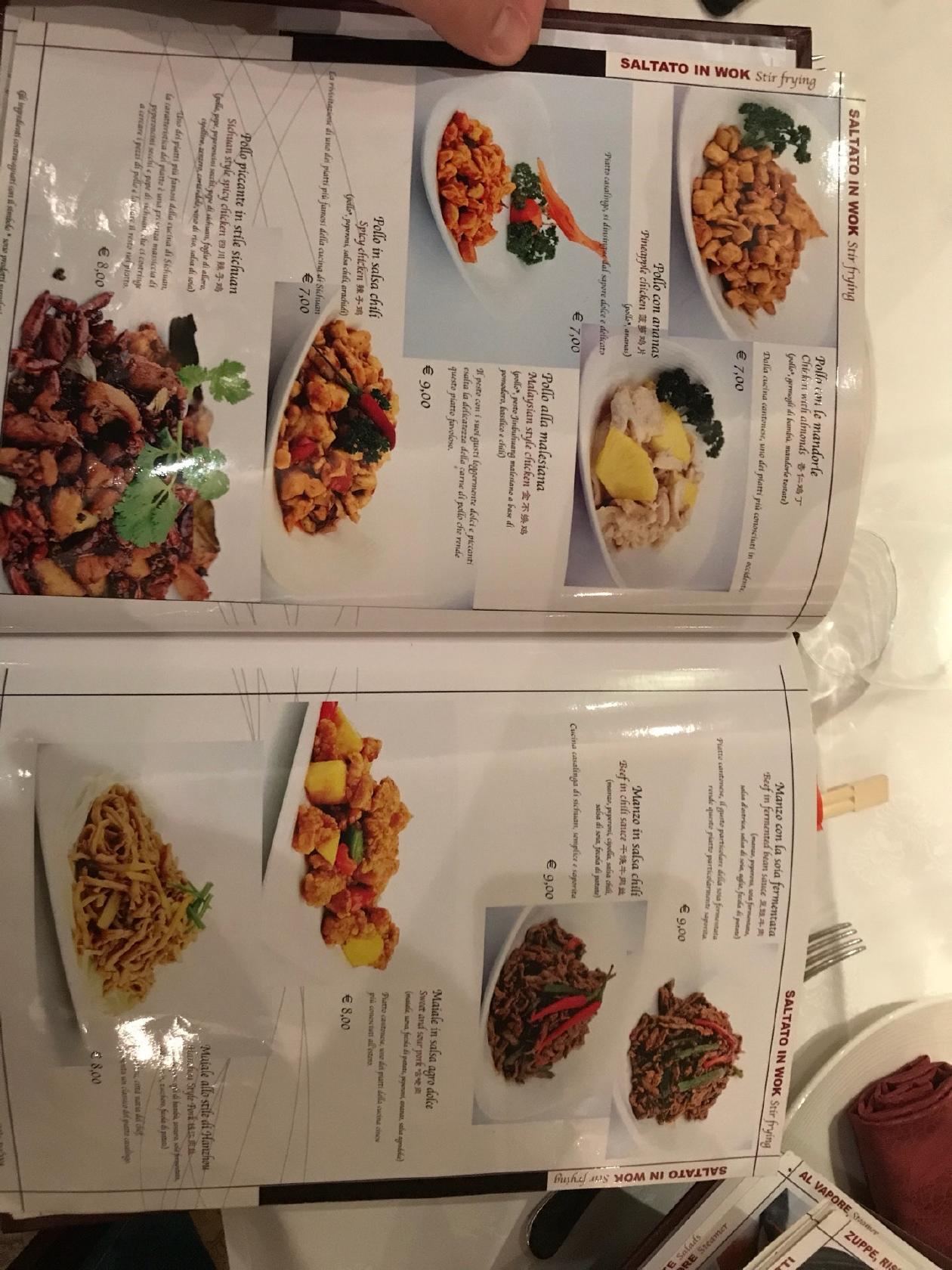 Menu di Ristorante Osir 