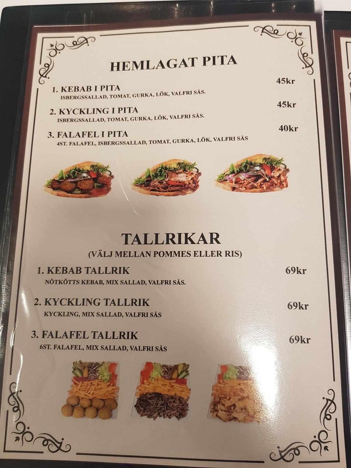 Menu at ROSEN RESTAURANG restaurant, Malmö