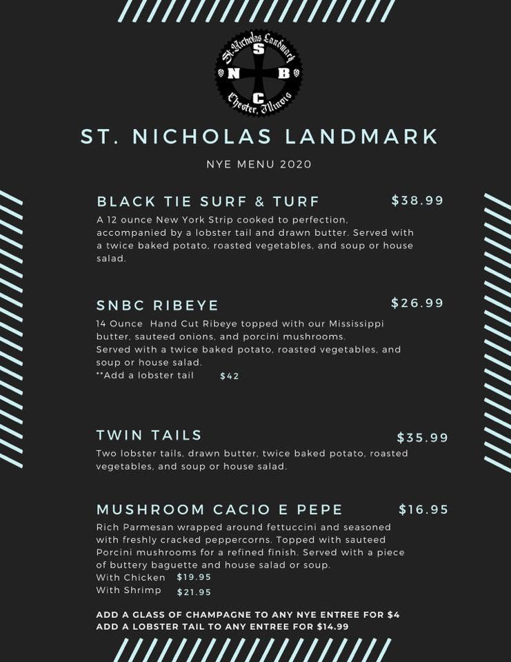 Menu at St. Nicholas Landmark pub & bar, Chester