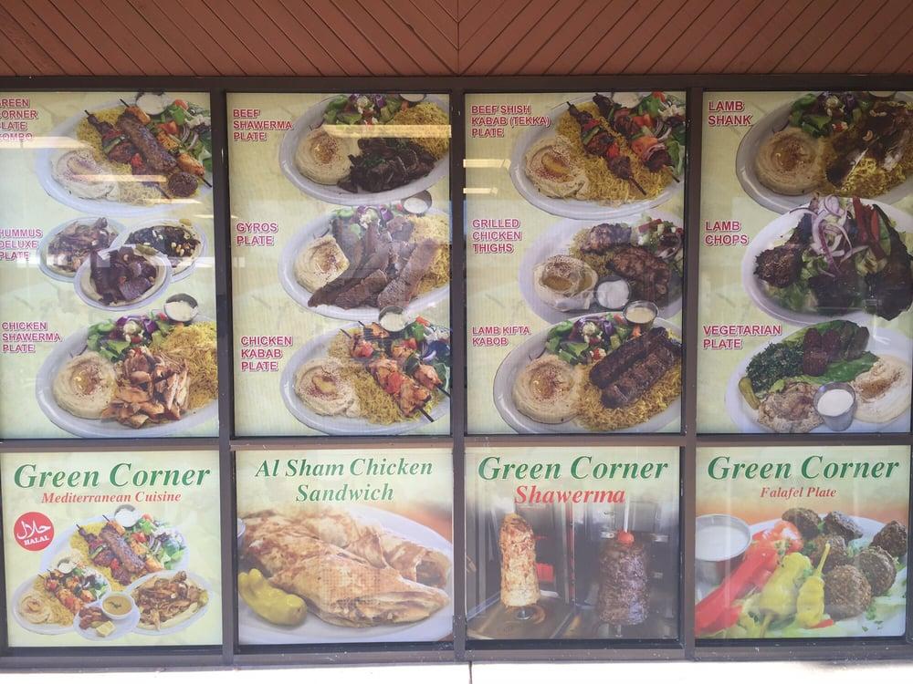 Menu at Green Corner Restaurant, Mesa