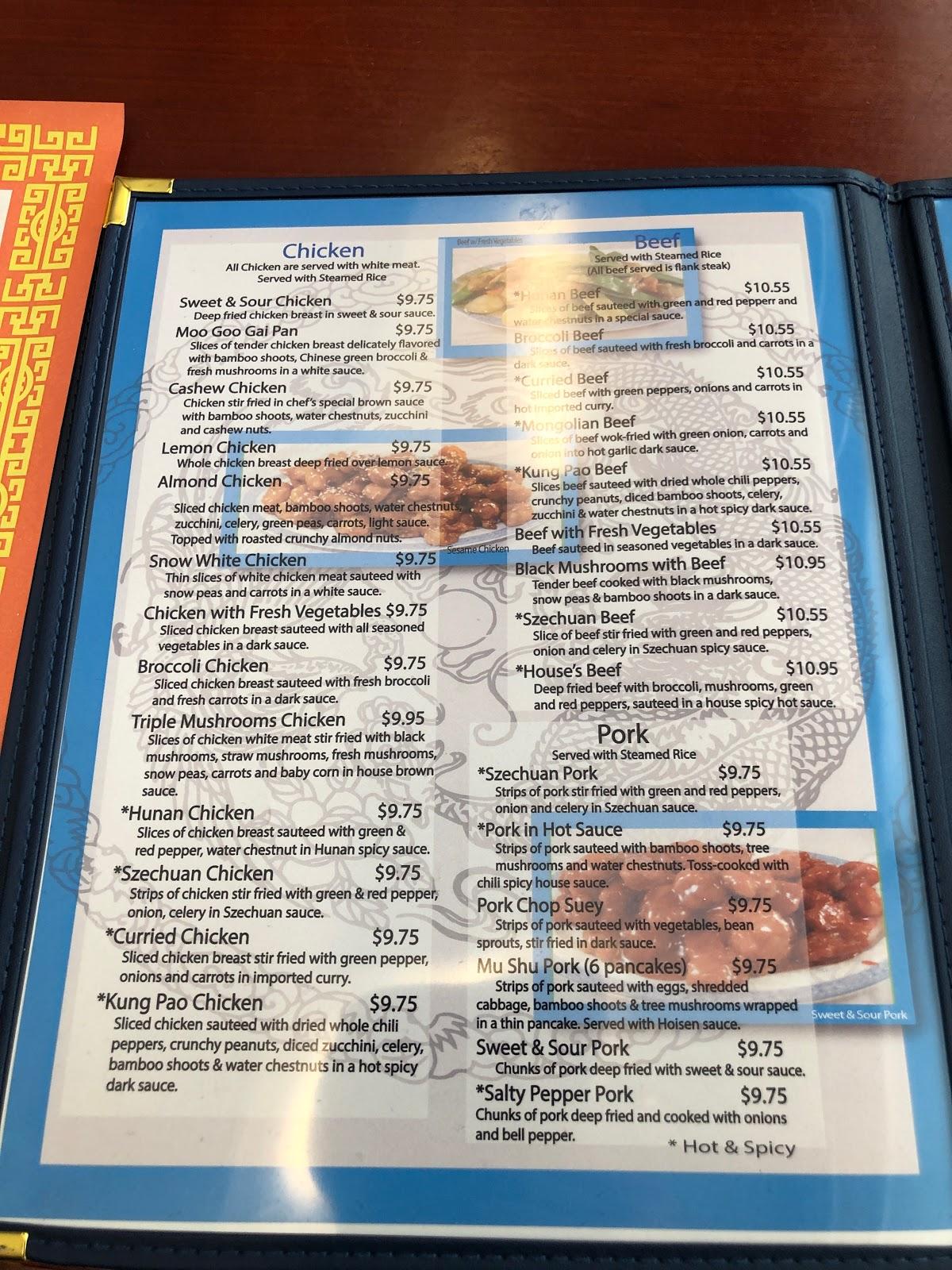 Menu at Canton City Grantsville restaurant, Grantsville