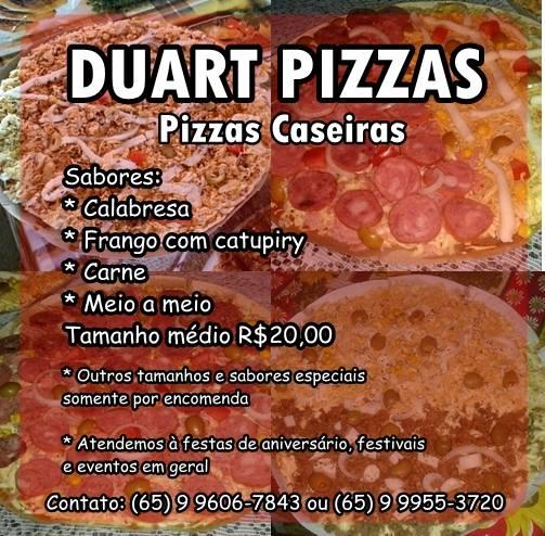 Duart Pizzas cardápio