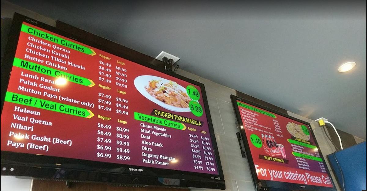 Menu at Silver Spoon Warden restaurant, Toronto